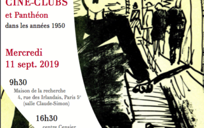 Cinémathèques, ciné-clubs et Panthéon dans les années 1950