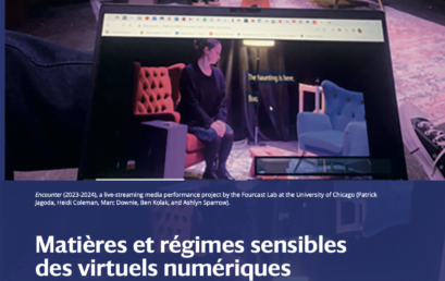 Matières et régimes sensibles des virtuels numériques : création d’un réseau de recherche international Matières et régimes sensibles des virtuels numériques : création d’un réseau de recherche international