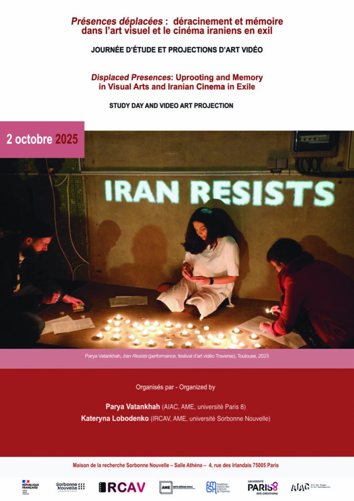 Journée d'étude le 2 octobre 2025 à la Maison de la recherche de l'université Sorbonne Nouvelle.