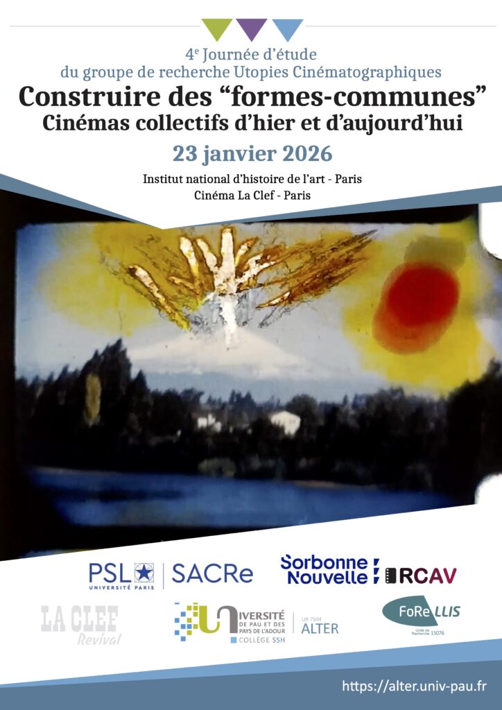 Journée d’étude le 23 janvier 2026 à l'INHA, salle Walter Benjamin.