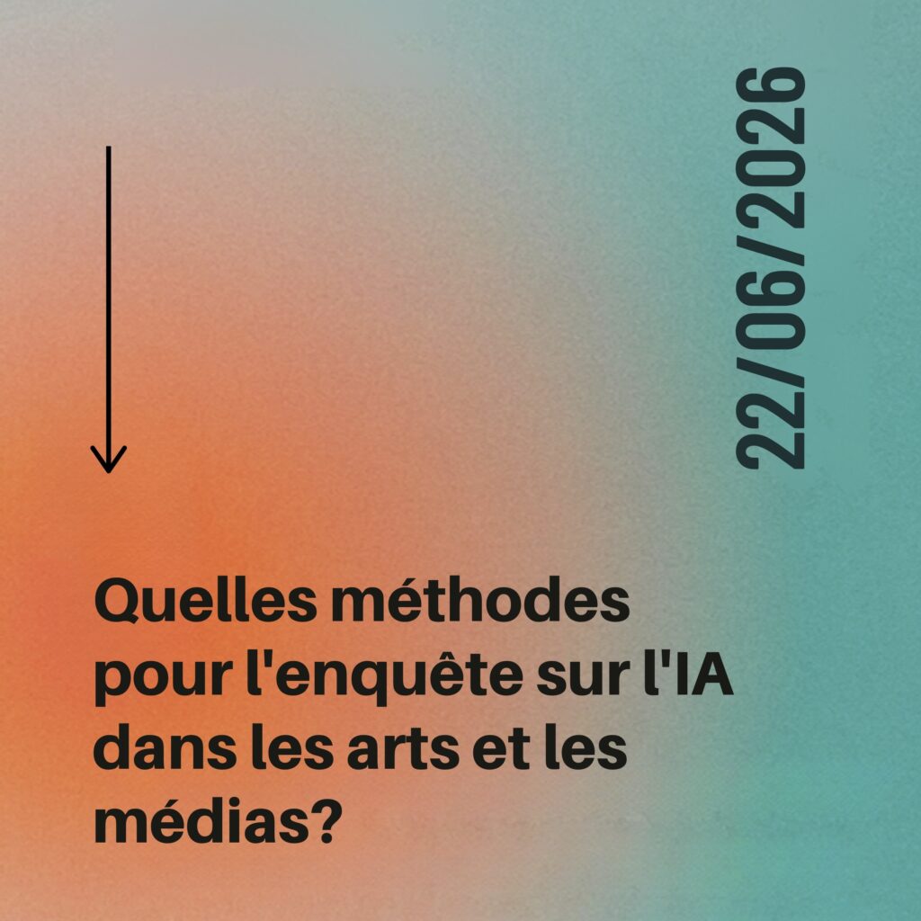 Journée d'étude le 22 juin 2026 en salle A608 du campus Nation de la Sorbonne Nouvelle.