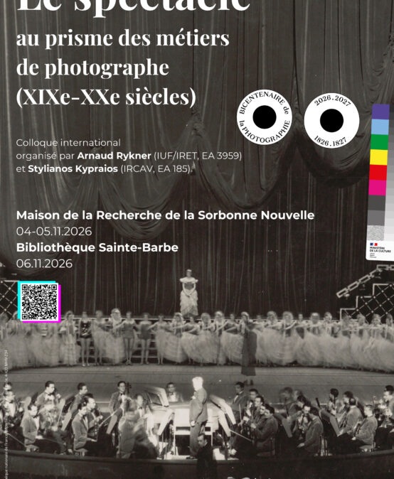 Le spectacle au prisme des métiers de photographe (XIXe-XXe si