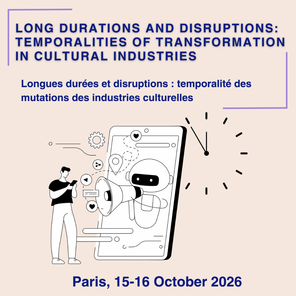 Colloque international les 15 et 16 octobre 2026 à Paris.